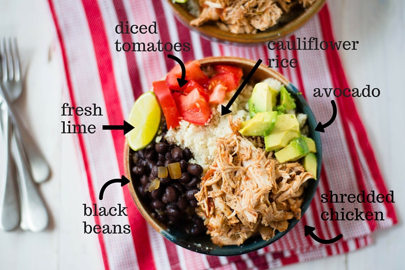 Slow Cooker Chicken Burrito Bowls 7